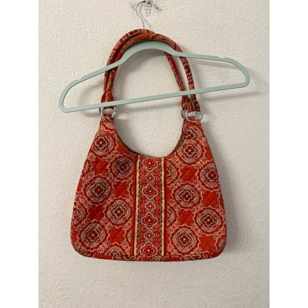 Vera Bradley Lisa B Paprika pattern shoulder handbag purse